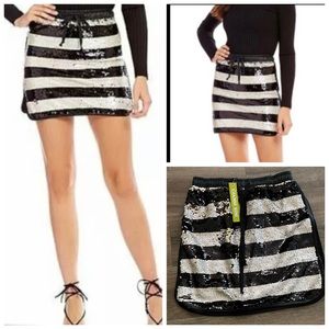 Gianni Bini Sequined Jamie Skirt.